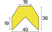 trapezoidal cross section