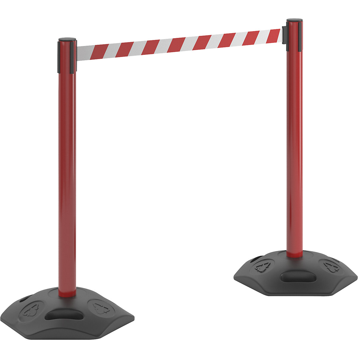 Afzetpalen met uittrekbaar lint, VE = 2 stuks