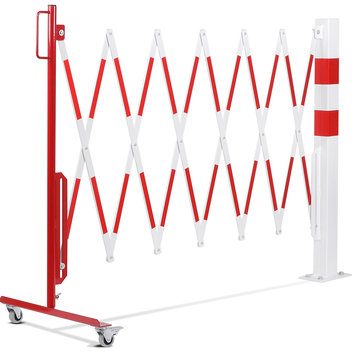 Afzetpaal met schaarhek – CrashStop (Productafbeelding 5)-4