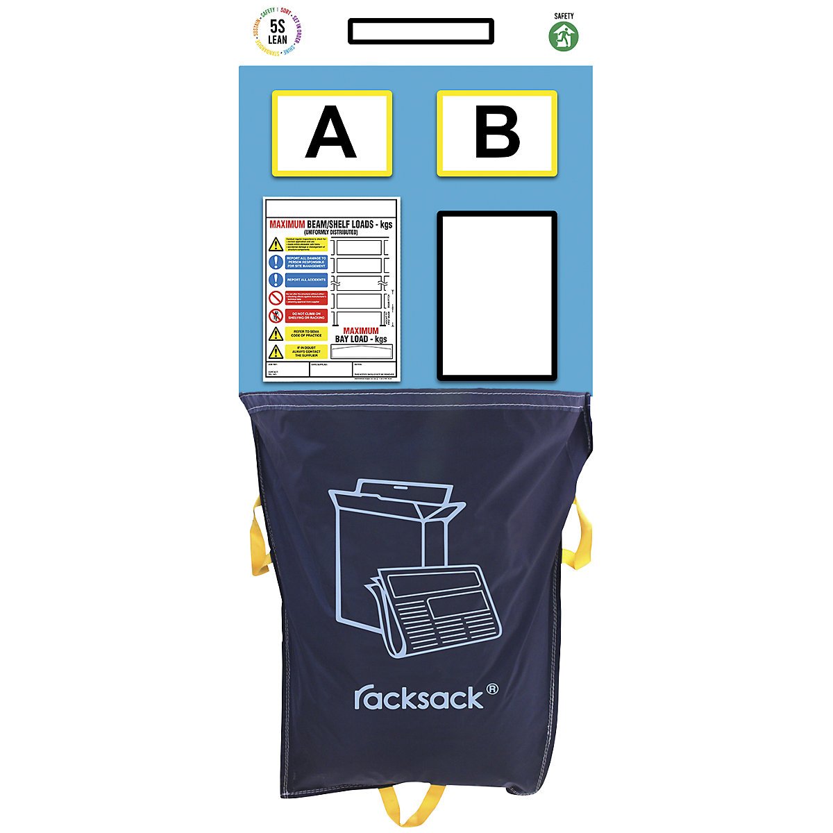 Stelling-informatiebord dubbele markering