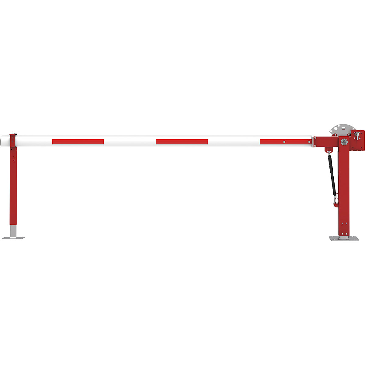 Wegafsluiting, Slagboom &ndash; Mannus