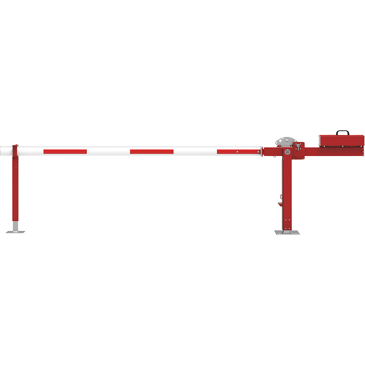 Wegafsluiting, Slagboom &ndash; Mannus