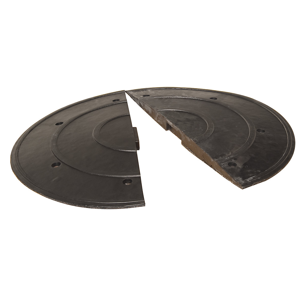 Verkeersdrempel, afsluitelement, gerecycled rubber – Moravia