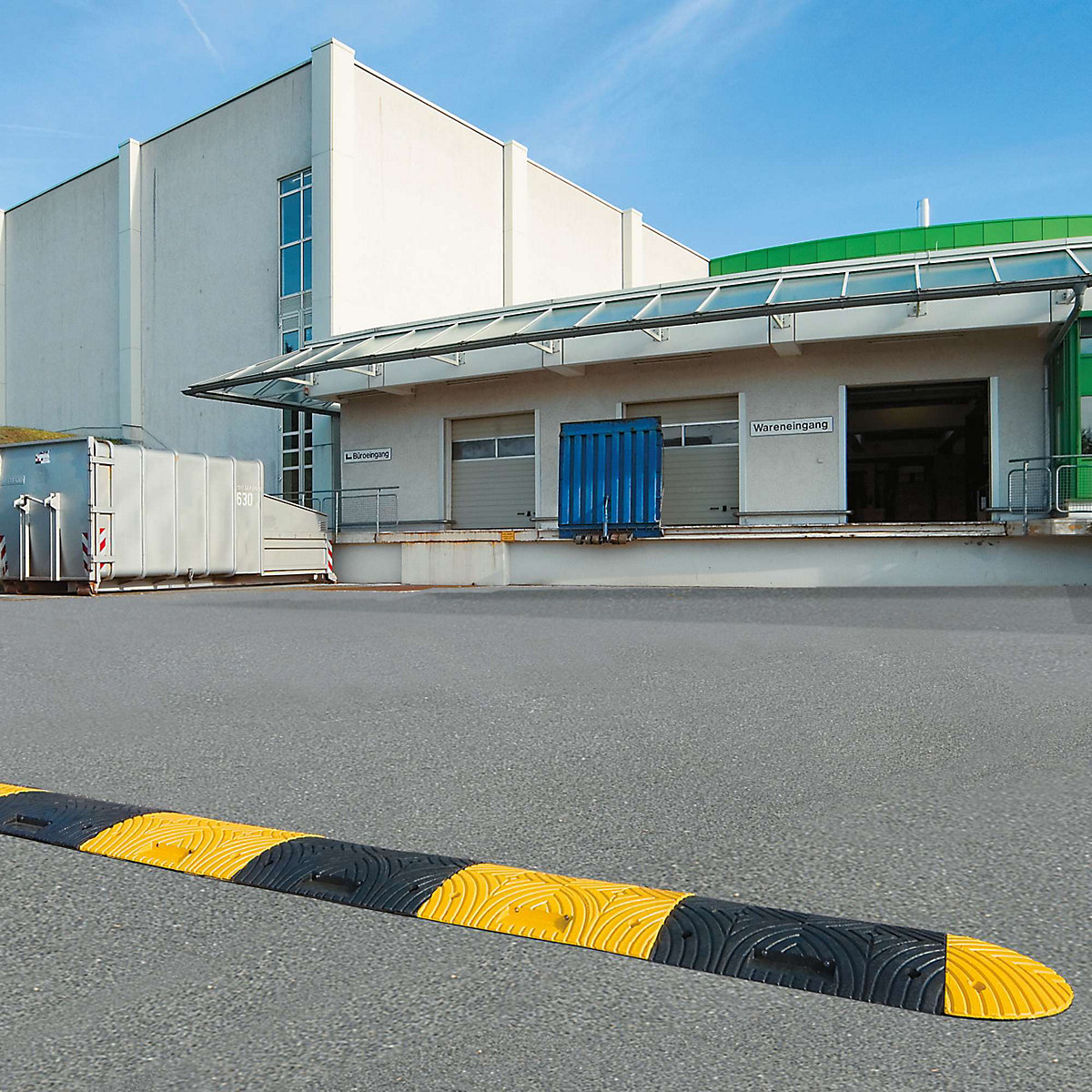 Verkeersdrempel, recyclingkunststof – Moravia (Productafbeelding 4)-3