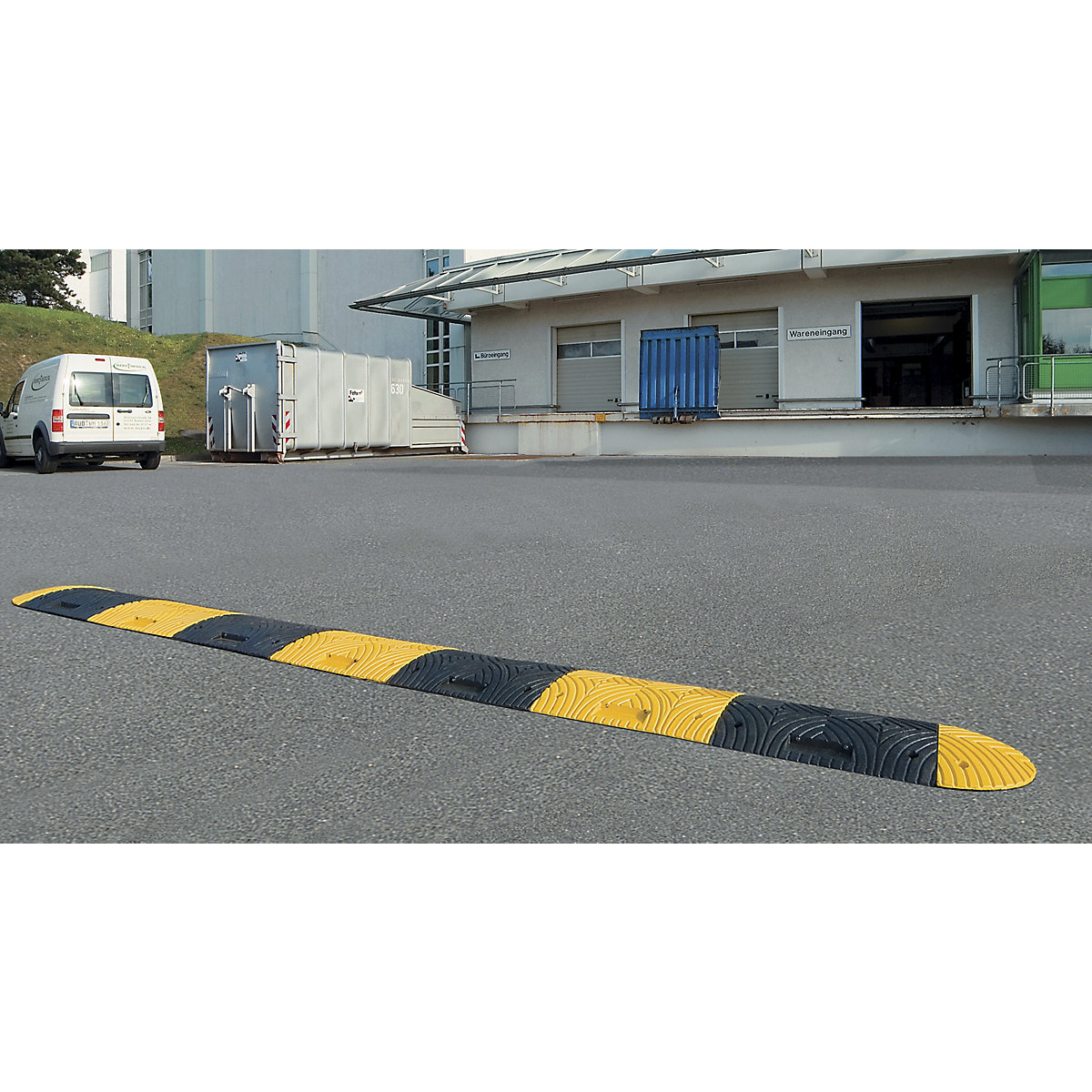 Verkeersdrempel, recyclingkunststof – Moravia (Productafbeelding 3)-2