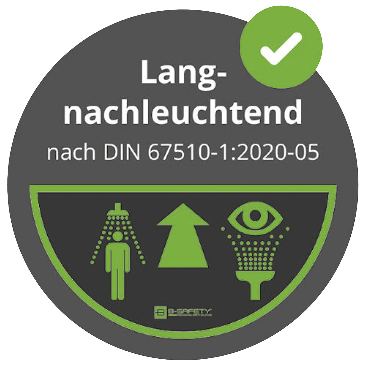 Vloermarkering voor oog- en nooddouches – B-SAFETY (Productafbeelding 3)-2