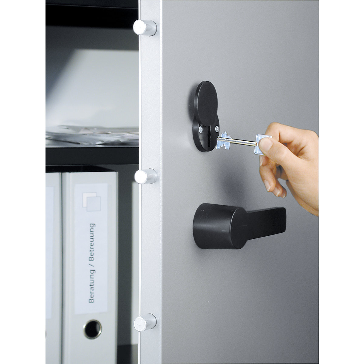 Brandveiligheidskast Certos, hoogte 1950 mm – C+P (Productafbeelding 4)-3