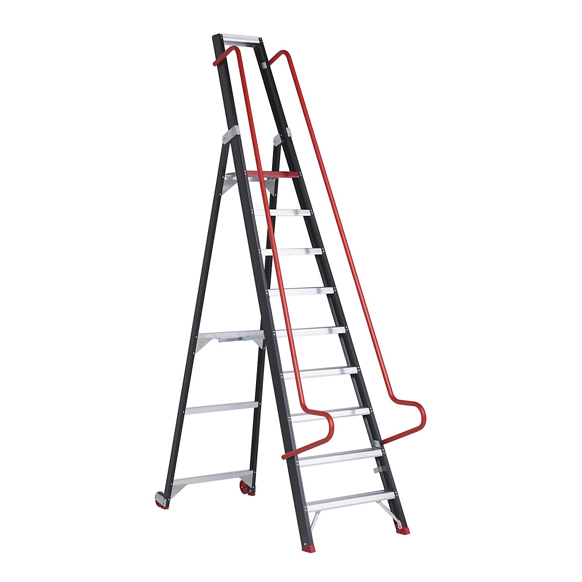 Verrijdbare magazijn- en stellingladder – Altrex