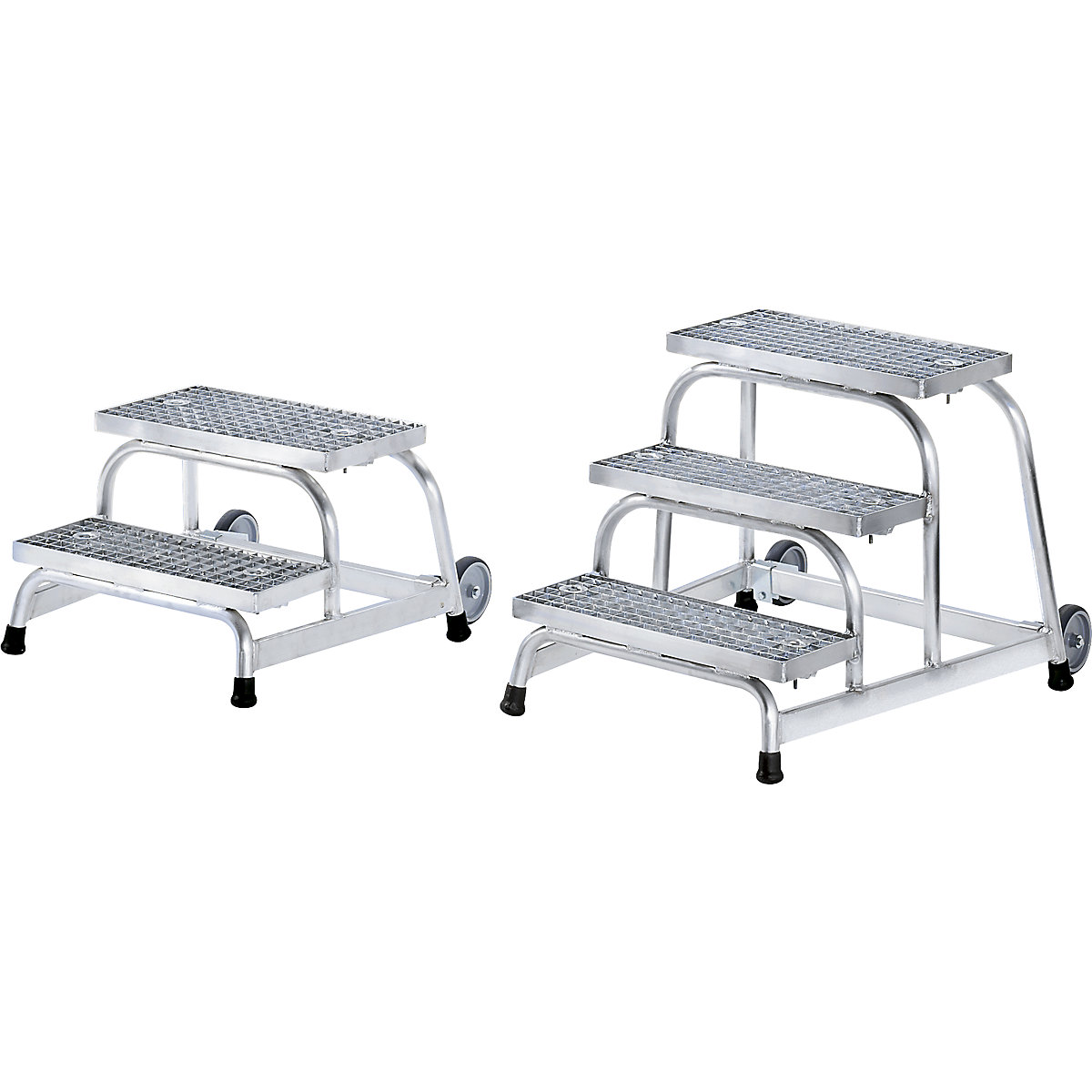 Montagetrap, verrijdbaar – eurokraft pro (Productafbeelding 2)-1