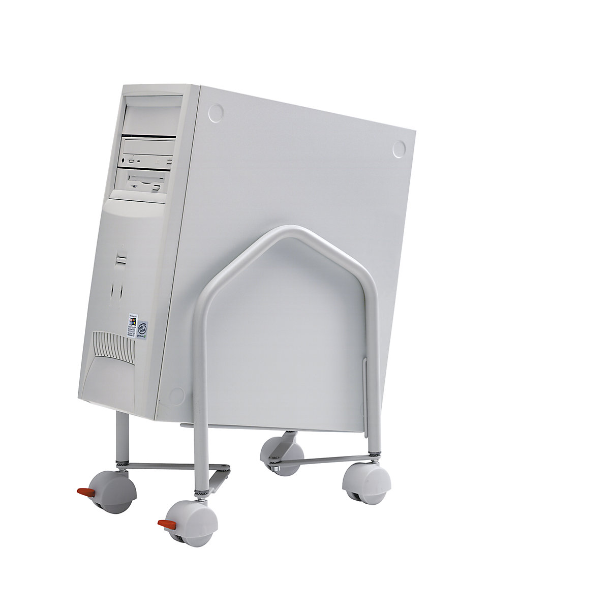 Cpu-standaard, verrijdbaar, h x d = 400 – 330 mm – Twinco (Productafbeelding 2)-1