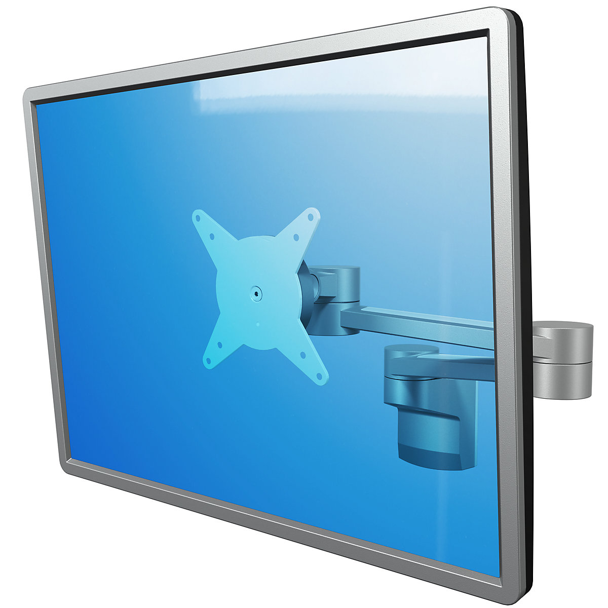 Monitorarm VIEWLITE – Dataflex voor wandmontage, twee stabilisatoren, foto 2 van 4