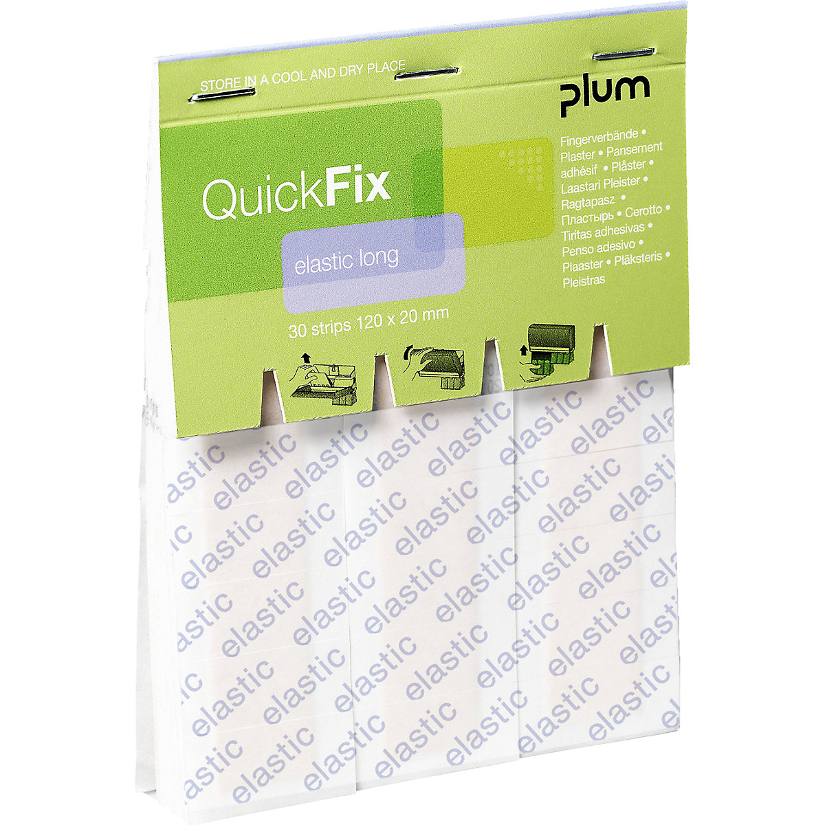 Pleister-navulverpakking QuickFix &ndash; plum