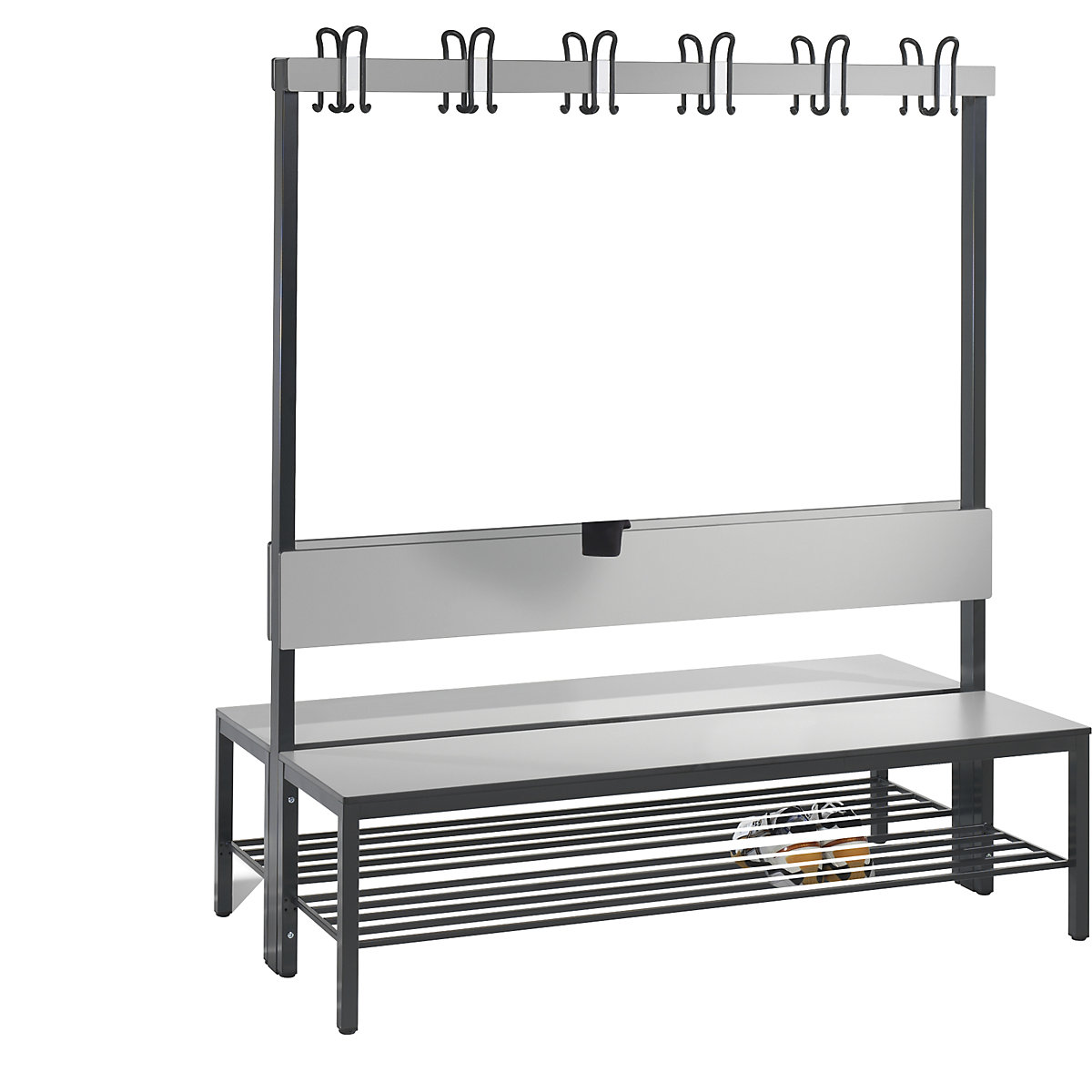 Kleedkamerbank COMFORT, dubbelzijdig – C+P (Productafbeelding 2)-1