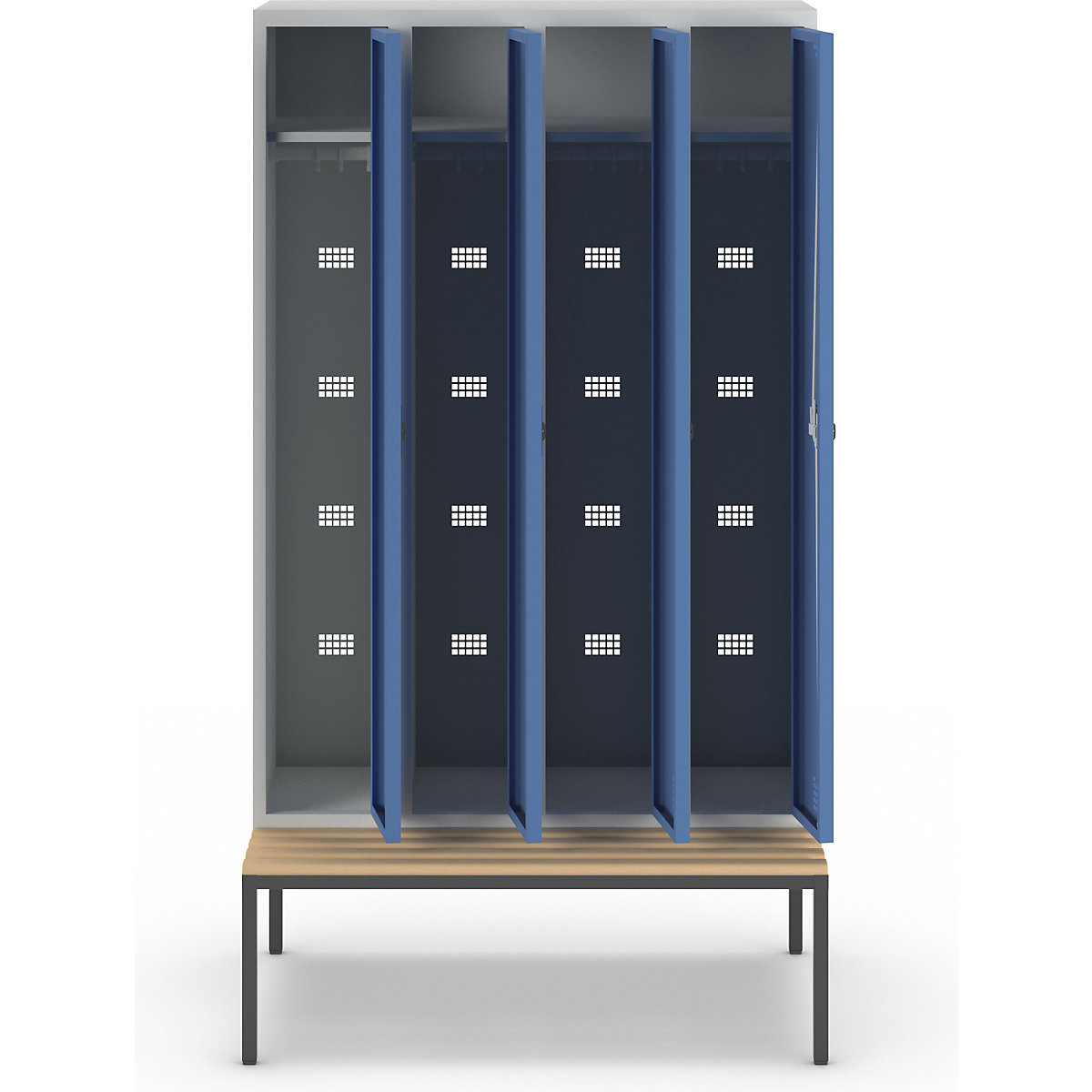 Kledingkast Bremen met zitbank – eurokraft pro (Productafbeelding 4)-3