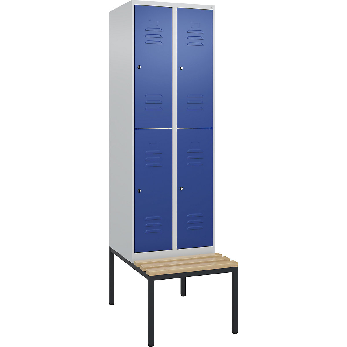 Kledingkast Classic PLUS met twee verdiepingen en zitbank – C+P (Productafbeelding 5)-4