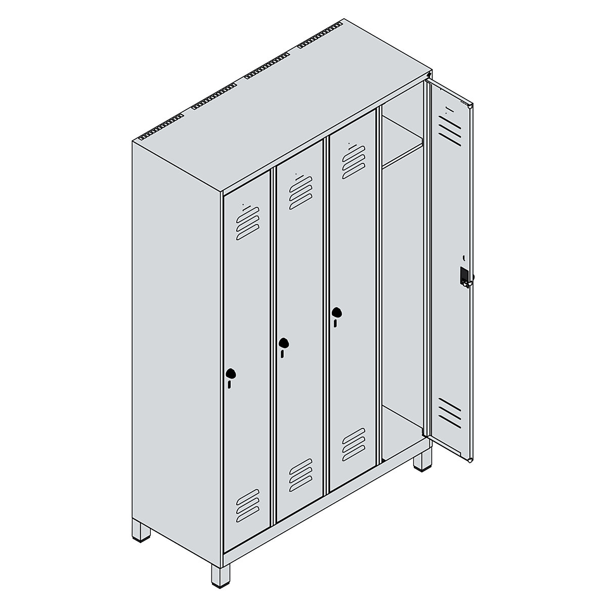 Kledingkast Classic PLUS – C+P (Productafbeelding 3)-2
