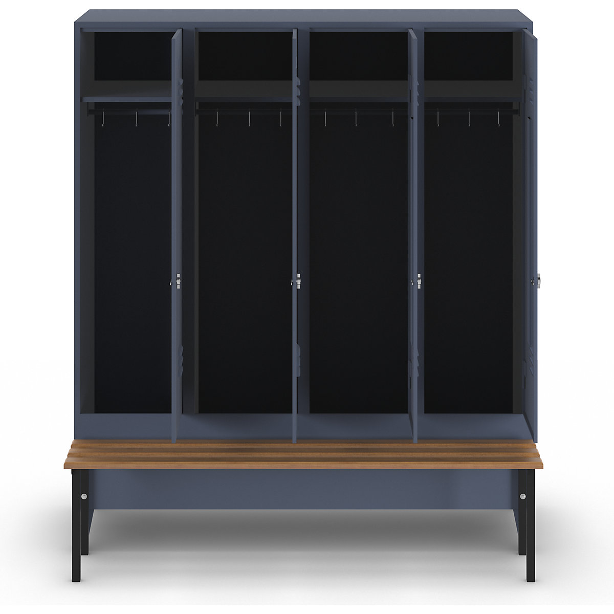 Lockerkast Berlin 2 met zitbank – Wolf (Productafbeelding 3)-2