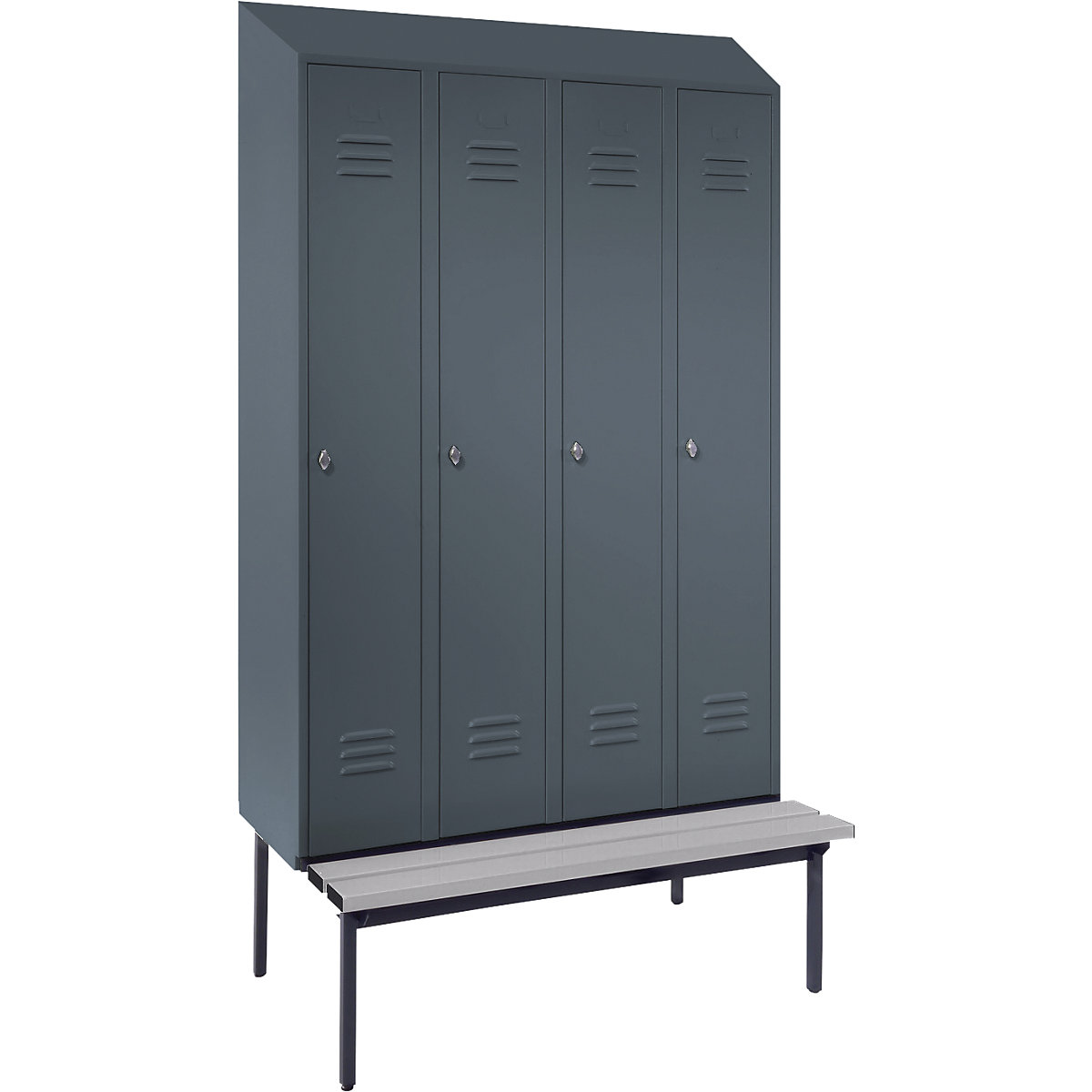 Lockerkast Berlin 2 met zitbank – Wolf