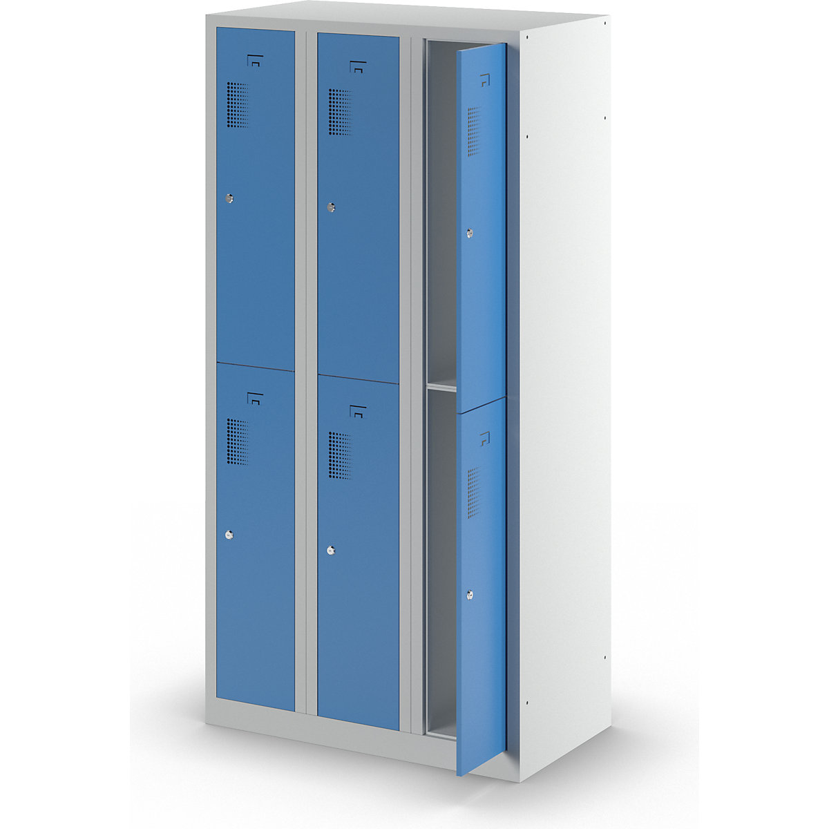 Lockerkast met twee verdiepingen Amsterdam – eurokraft basic (Productafbeelding 9)-8