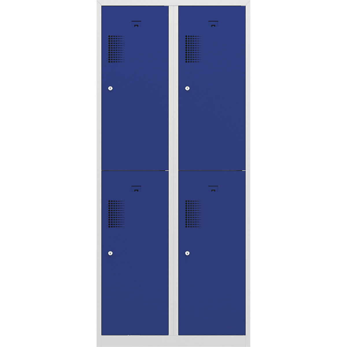 Lockerkast met twee verdiepingen Amsterdam – eurokraft basic (Productafbeelding 6)-5