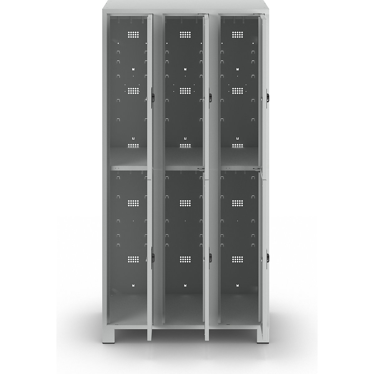 Lockerkast met twee verdiepingen Bremen – eurokraft pro (Productafbeelding 4)-3