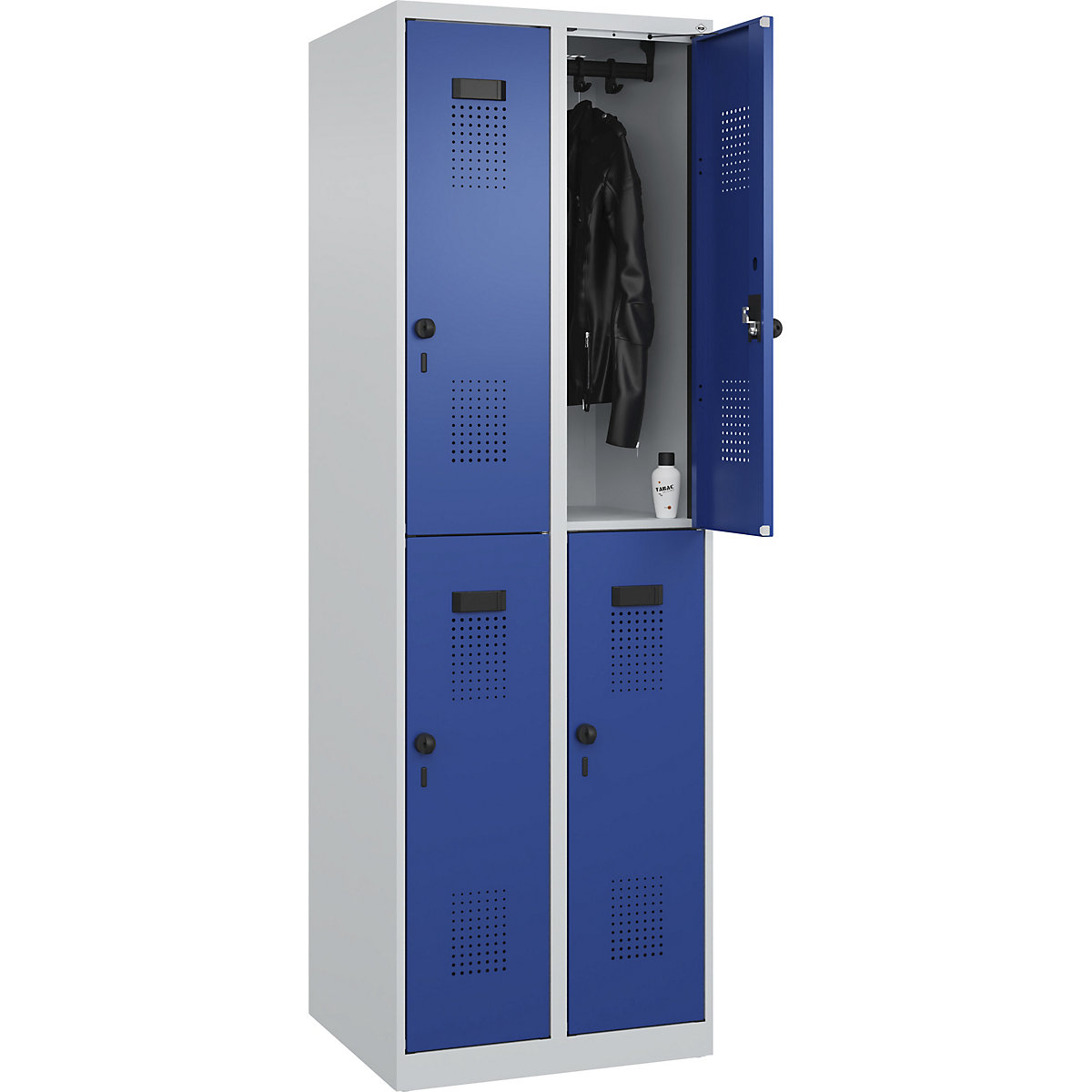 Lockerkast met twee verdiepingen Evolo PLUS – C+P (Productafbeelding 3)-2