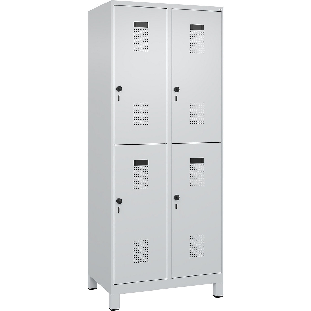 Lockerkast met twee verdiepingen Evolo PLUS – C+P (Productafbeelding 3)-2