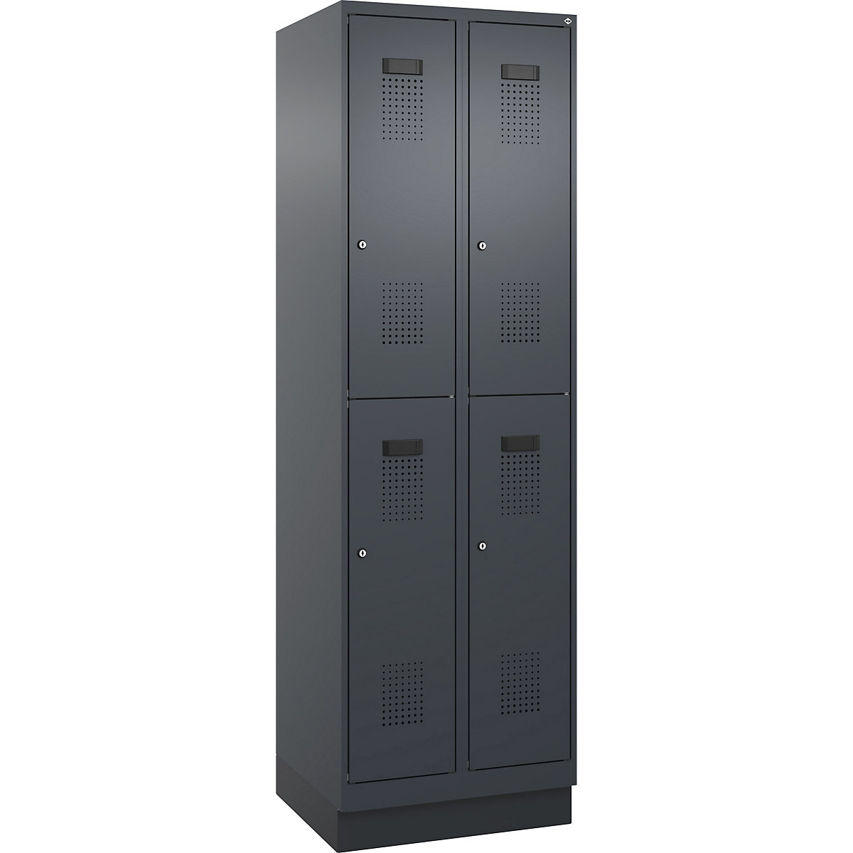 Lockerkast met twee verdiepingen Evolo PLUS – C+P (Productafbeelding 2)-1