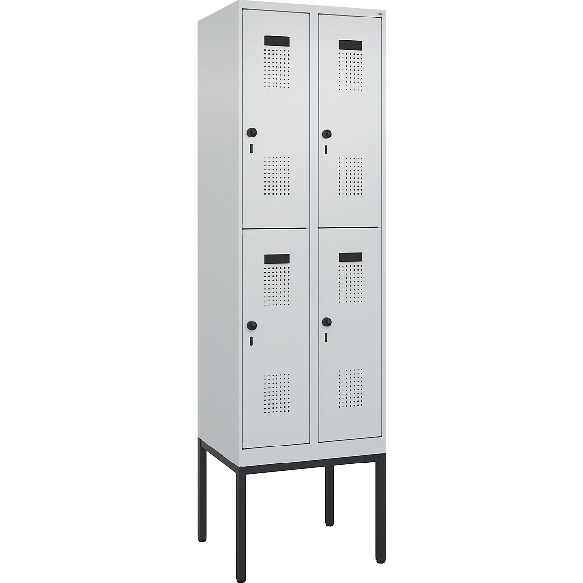 Lockerkast met twee verdiepingen Evolo PLUS – C+P (Productafbeelding 2)-1