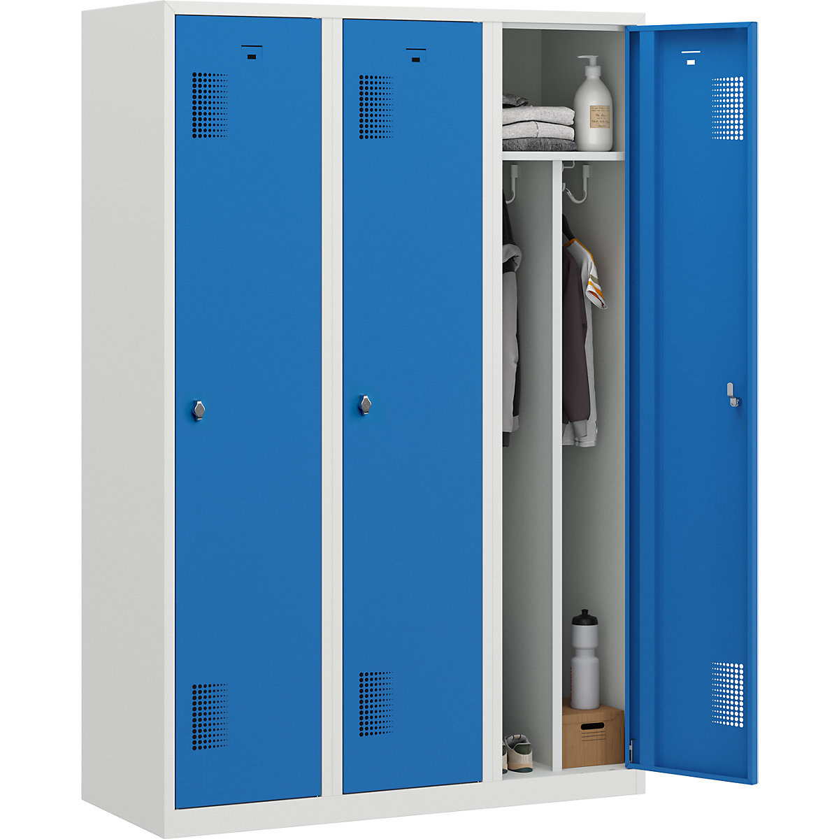 Multifunctionele lockerkast Amsterdam – eurokraft basic (Productafbeelding 4)-3