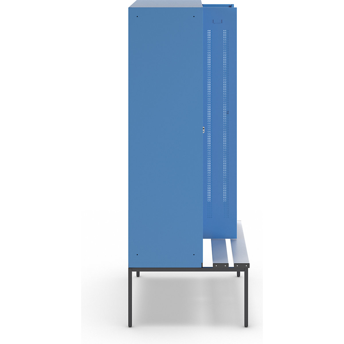 Multifunctionele lockerkast Berlin 1 met zitbank – Wolf (Productafbeelding 4)-3