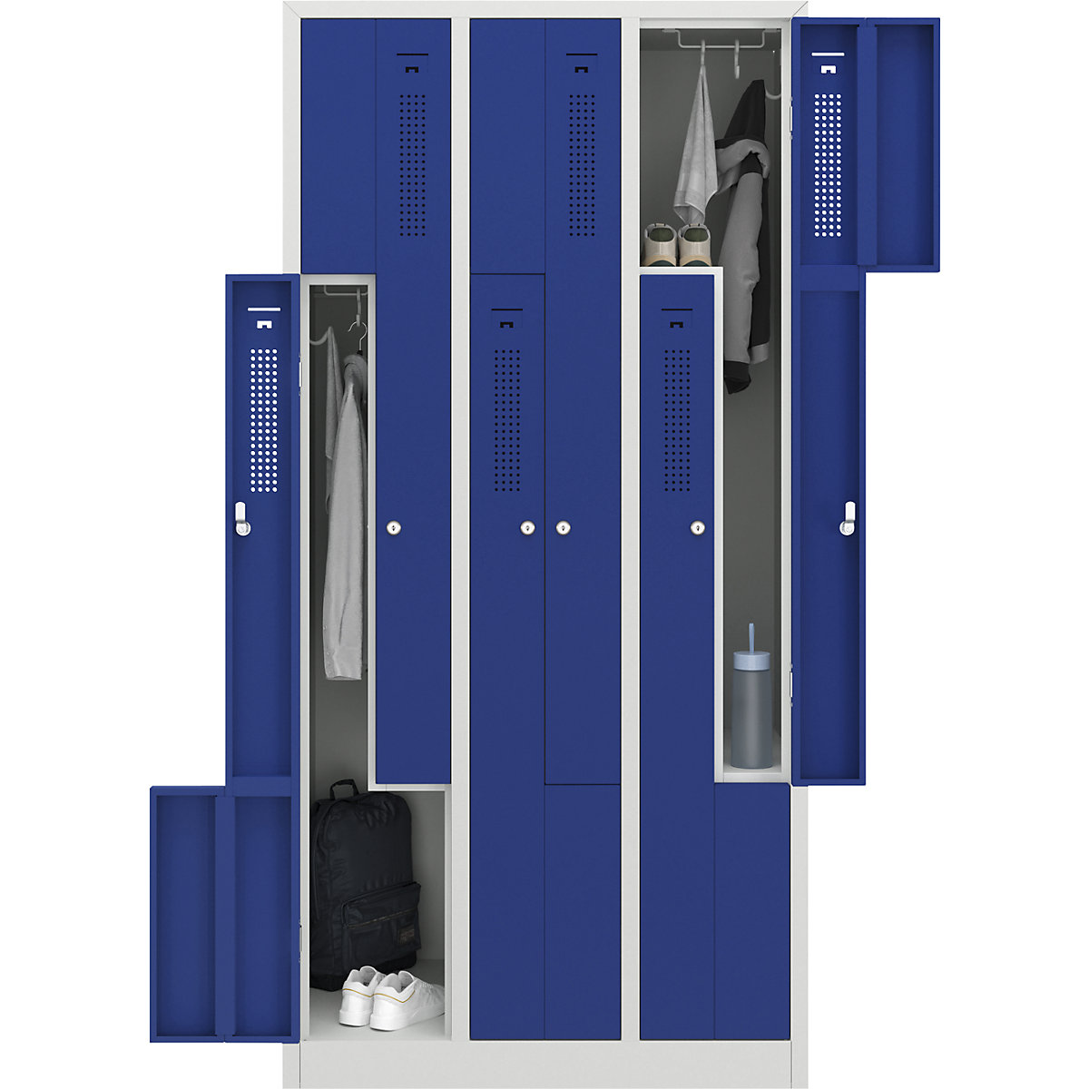 Z-lockerkast Amsterdam – eurokraft basic (Productafbeelding 4)-3