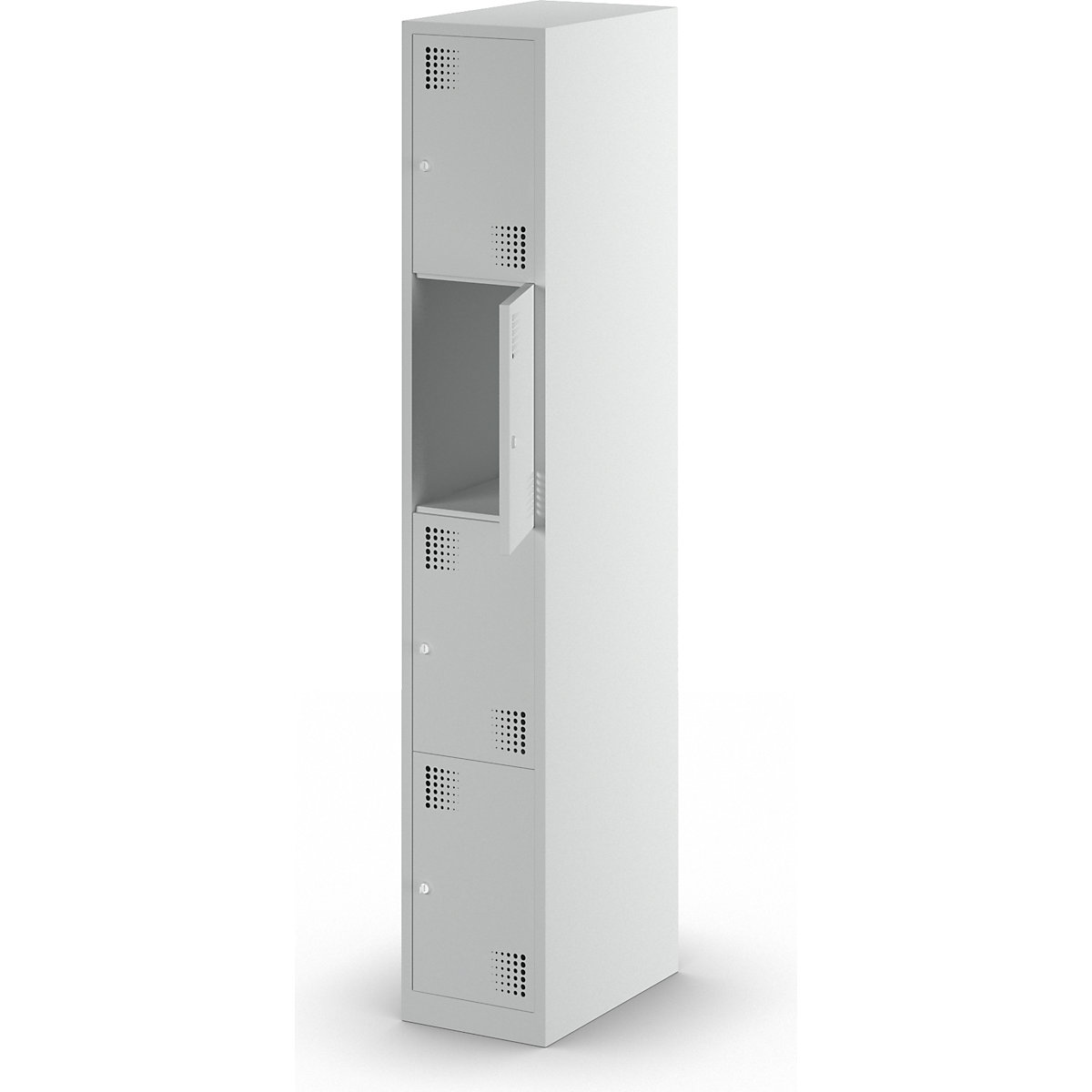 4-vaks lockerkast Alvina – eurokraft basic (Productafbeelding 7)-6