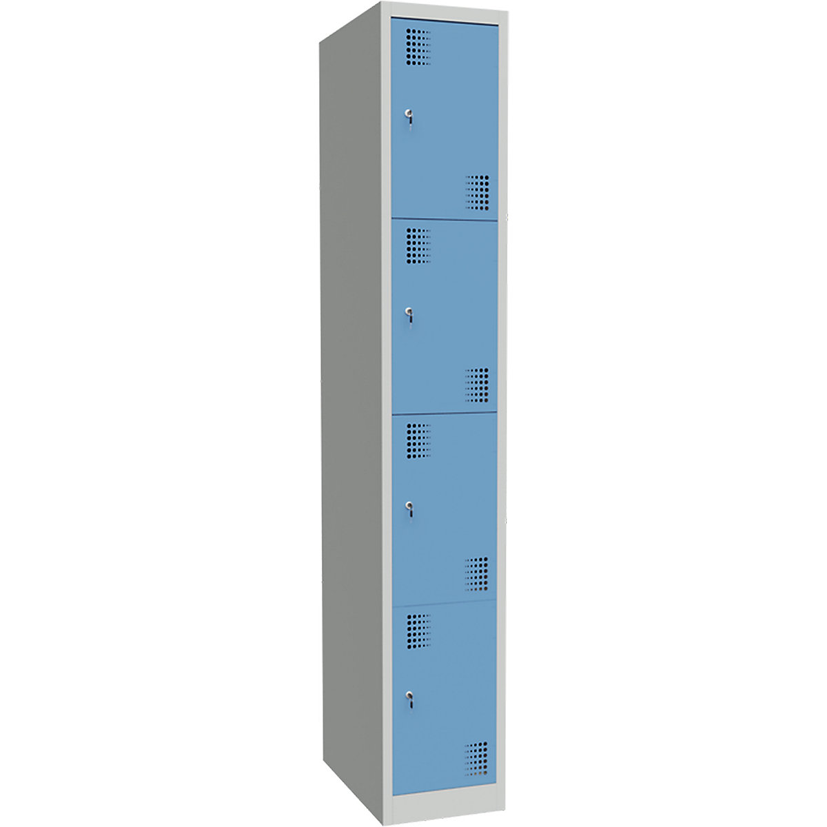 4-vaks lockerkast Alvina – eurokraft basic (Productafbeelding 4)-3