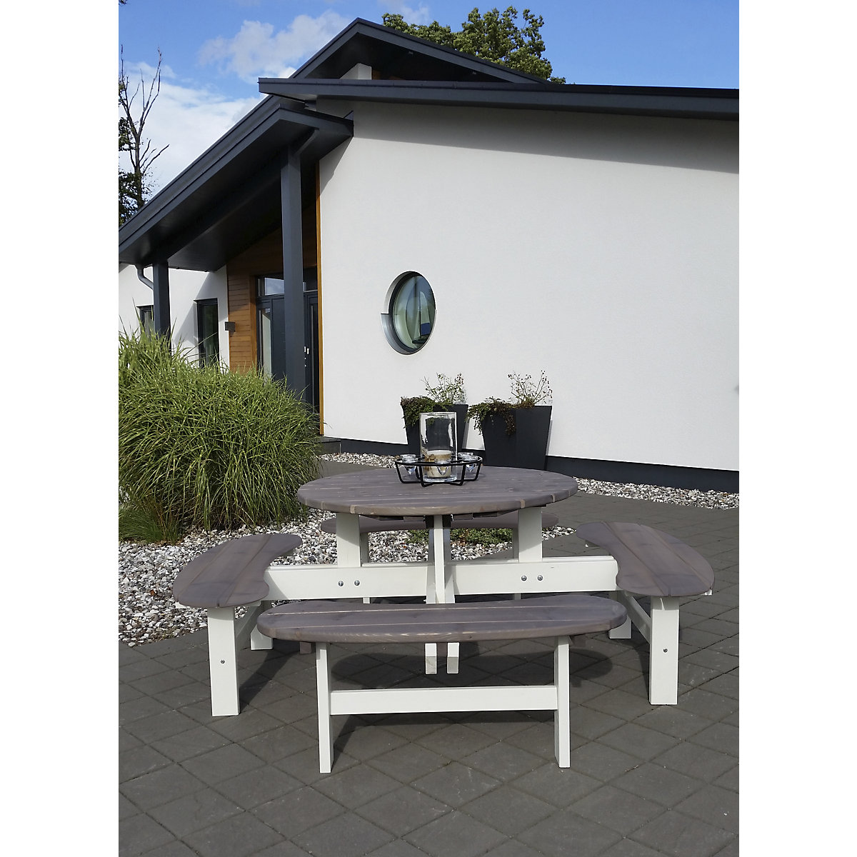 Zitbank voor groepen, rond (Productafbeelding 2)-1