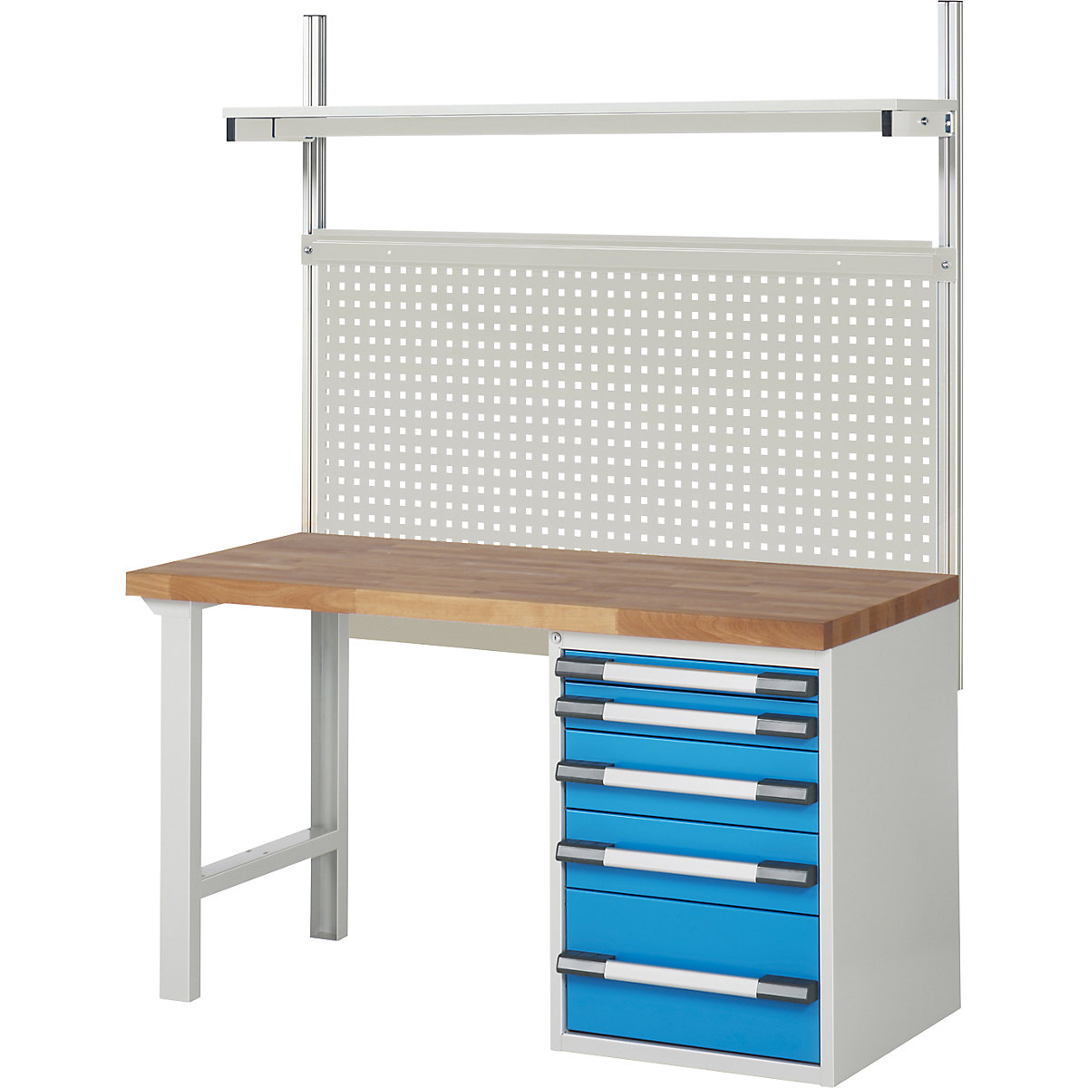 Werkbank met systeemopbouw serie 7000 – eurokraft pro (Productafbeelding 3)-2