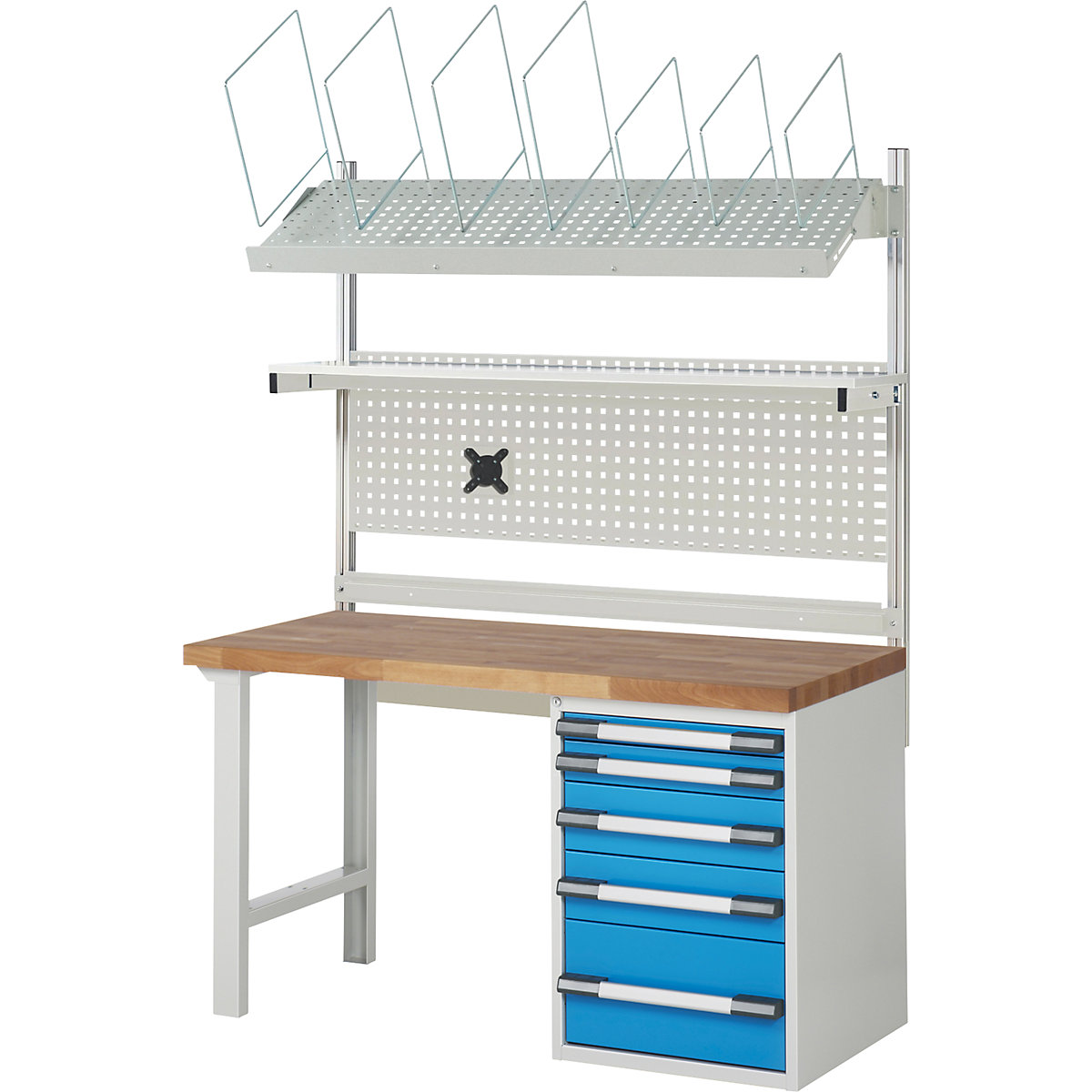 Werkbank met systeemopbouw serie 7000 – eurokraft pro (Productafbeelding 3)-2