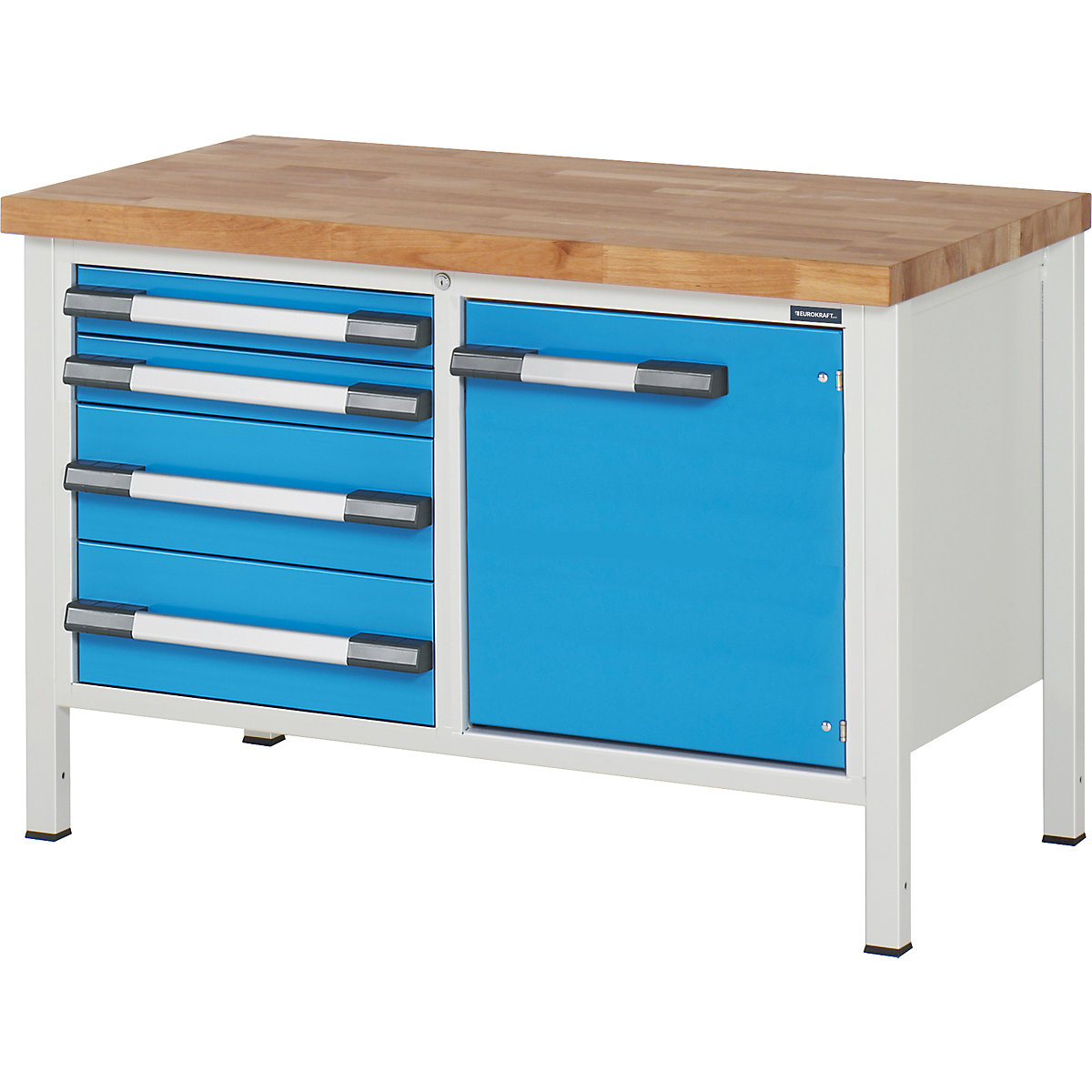 Werkbank, stellingbouw serie 8000 – eurokraft pro (Productafbeelding 2)-1