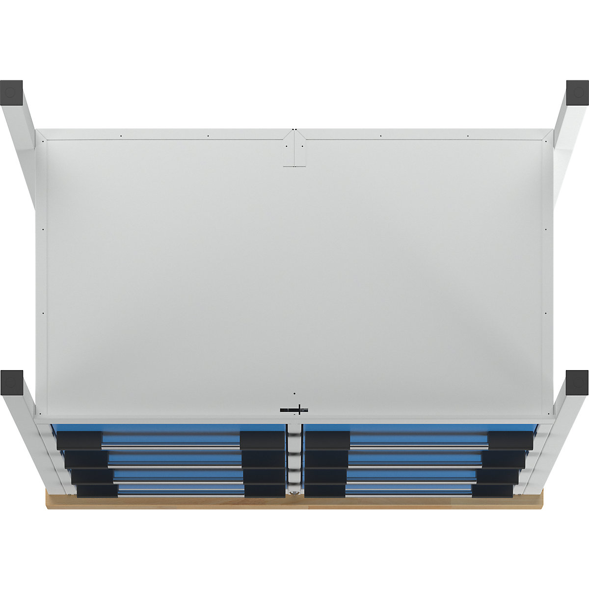 Werkbank, stellingconstructie Serie 8000 – eurokraft pro (Productafbeelding 6)-5