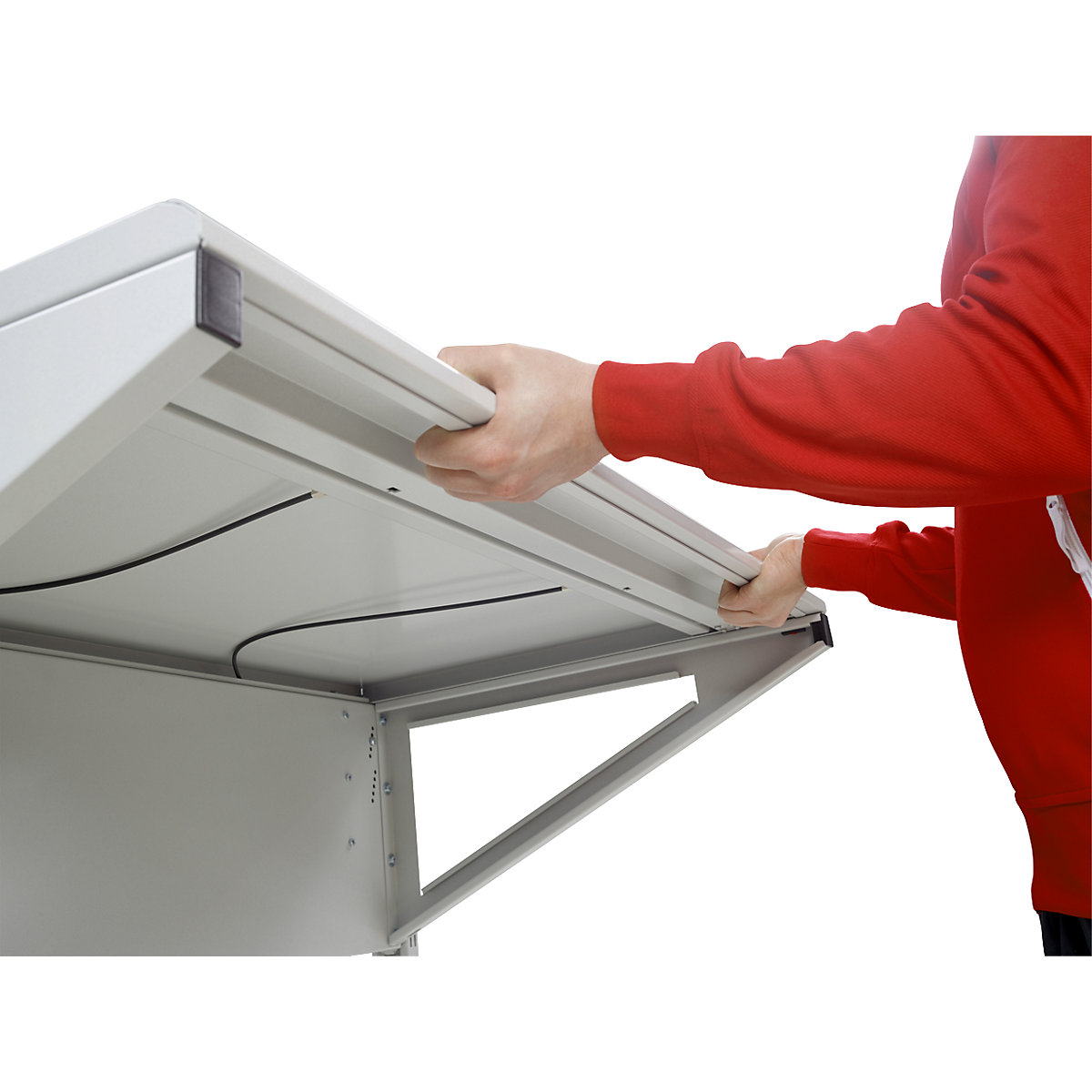 In hoogte verstelbare werktafel Quick Edge – Treston (Productafbeelding 2)-1