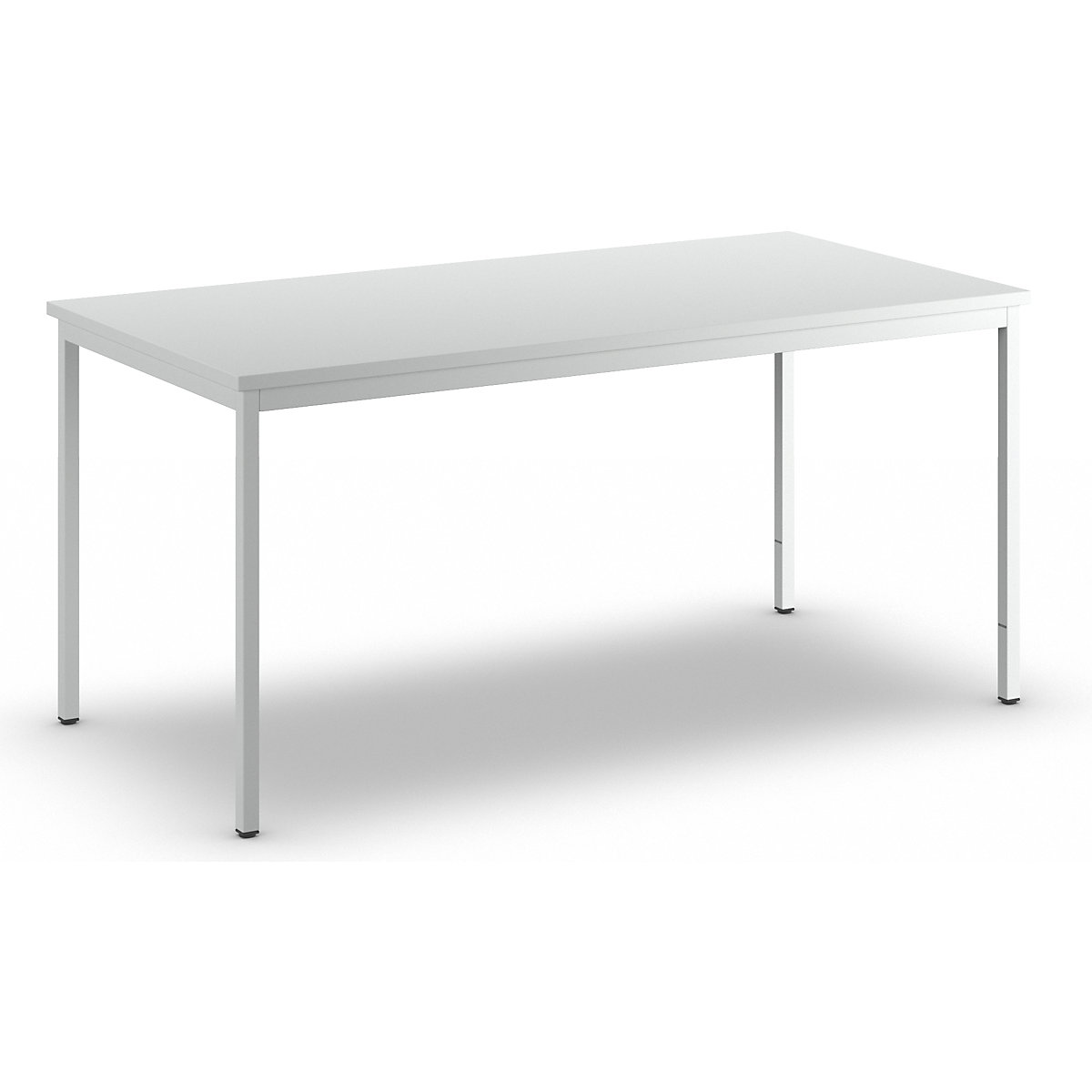 Universeel bureau, lichtgrijs &ndash; eurokraft basic