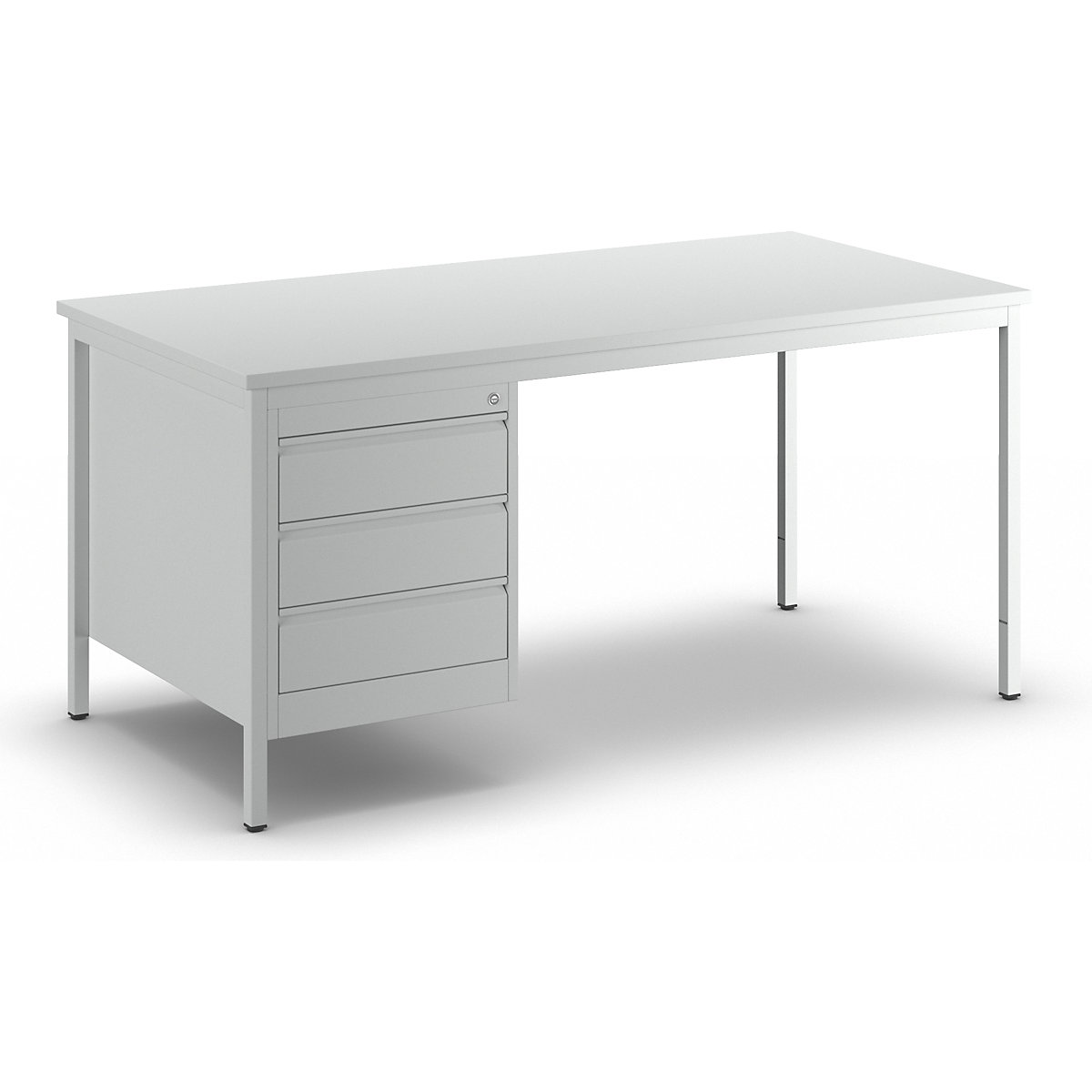 Universeel bureau, lichtgrijs &ndash; eurokraft basic