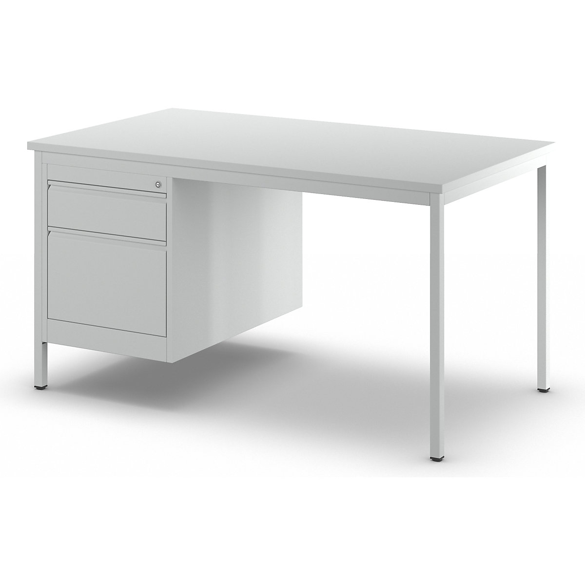 Universeel bureau, lichtgrijs – eurokraft basic (Productafbeelding 7)-6