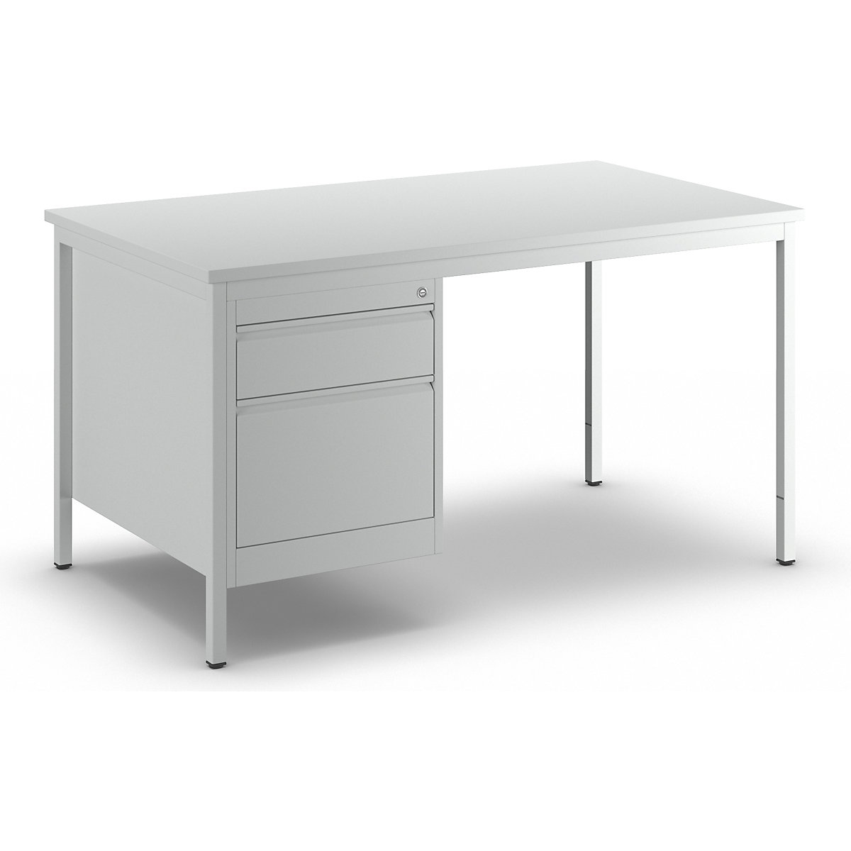 Universeel bureau, lichtgrijs &ndash; eurokraft basic