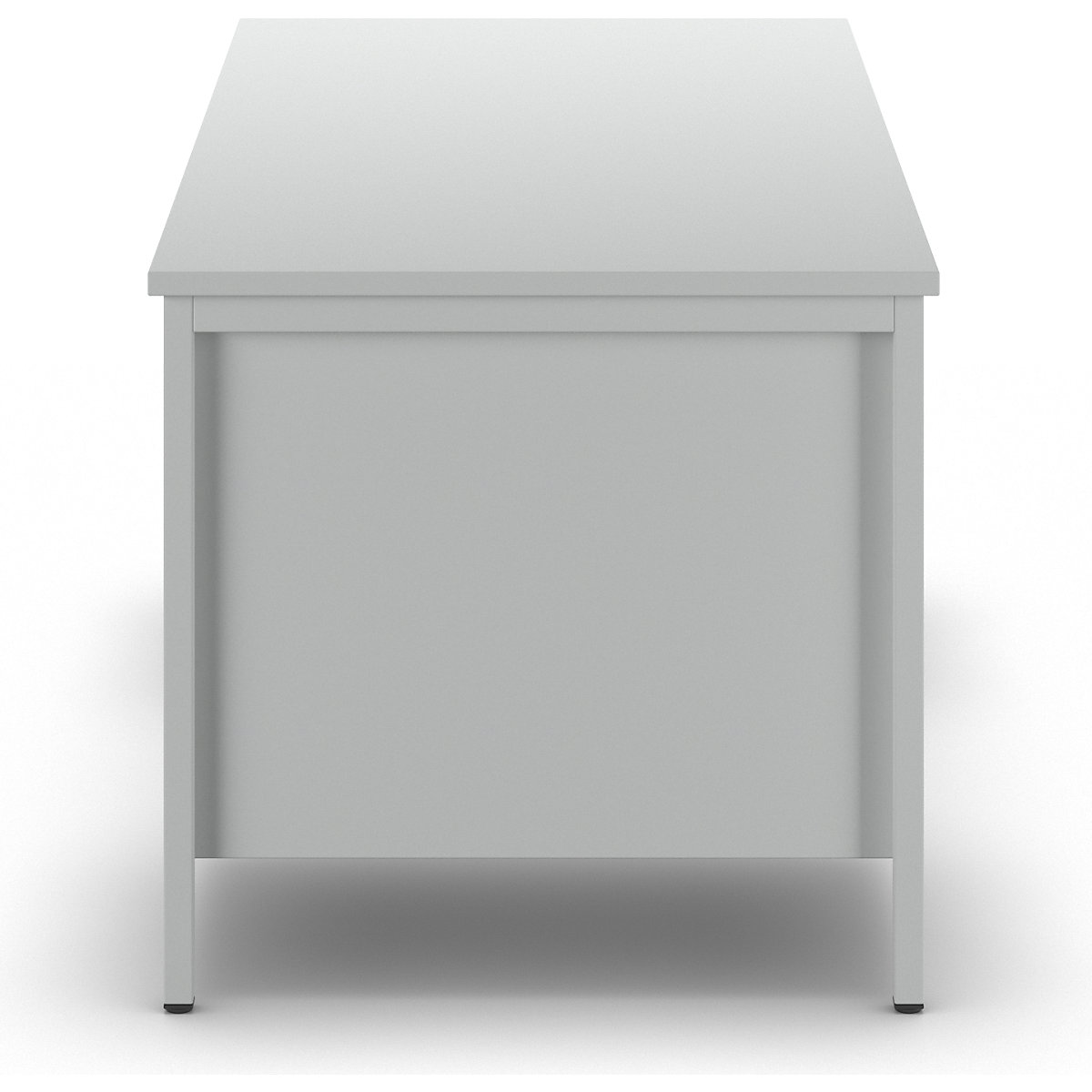 Universeel bureau, lichtgrijs – eurokraft basic (Productafbeelding 5)-4