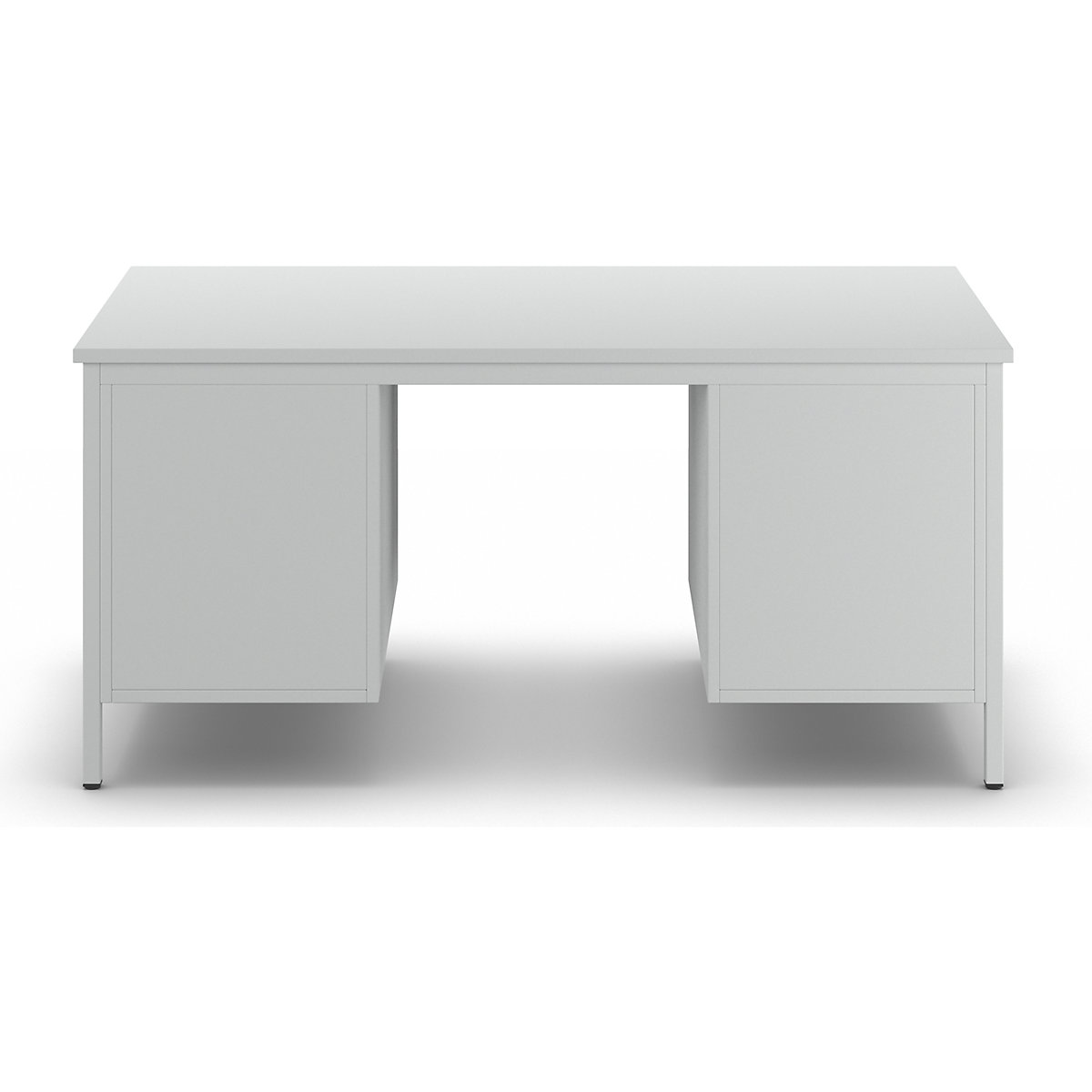 Universeel bureau, lichtgrijs – eurokraft basic (Productafbeelding 6)-5