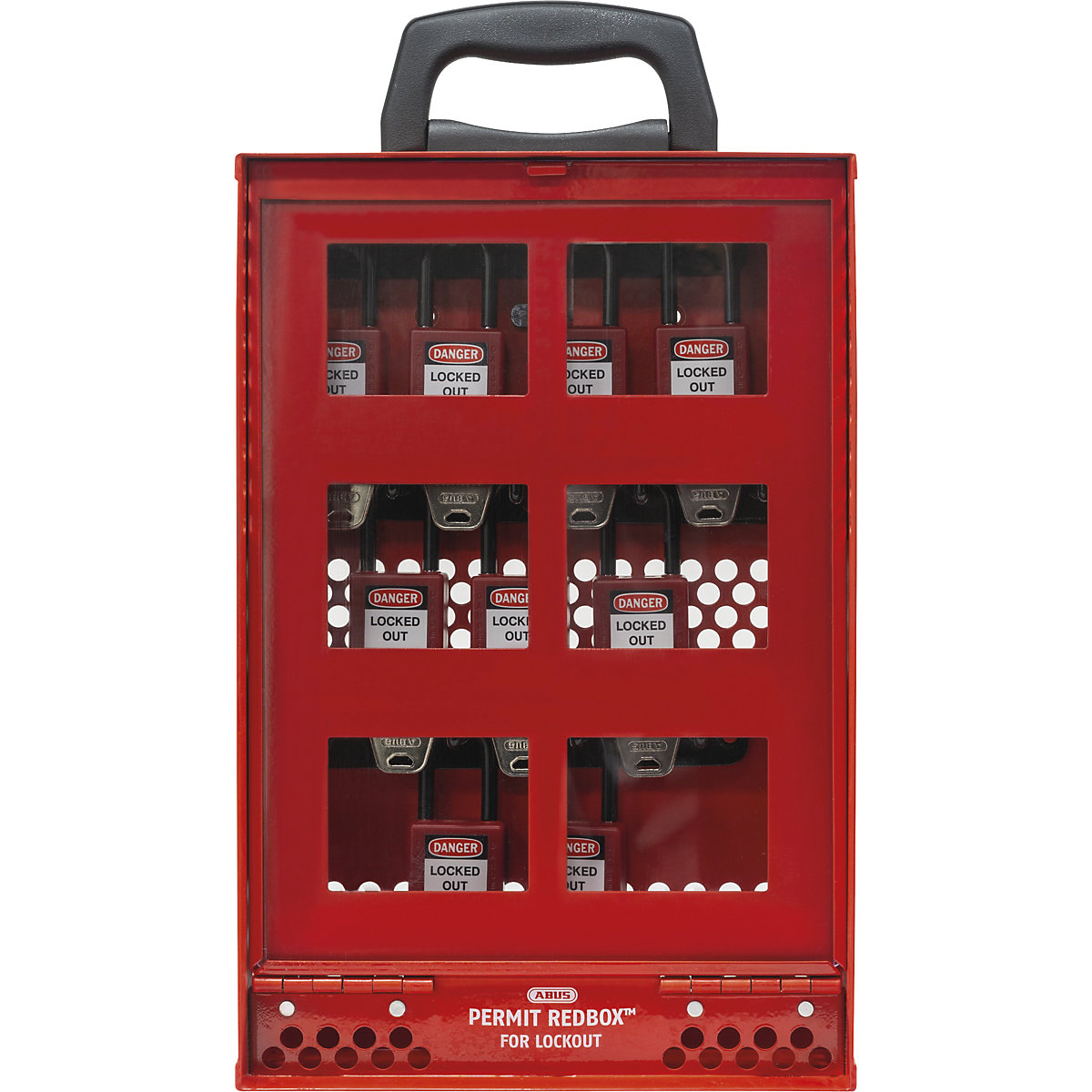 Lockout-Tagout-station Permit Redbox™ B810 – ABUS (Productafbeelding 2)-1