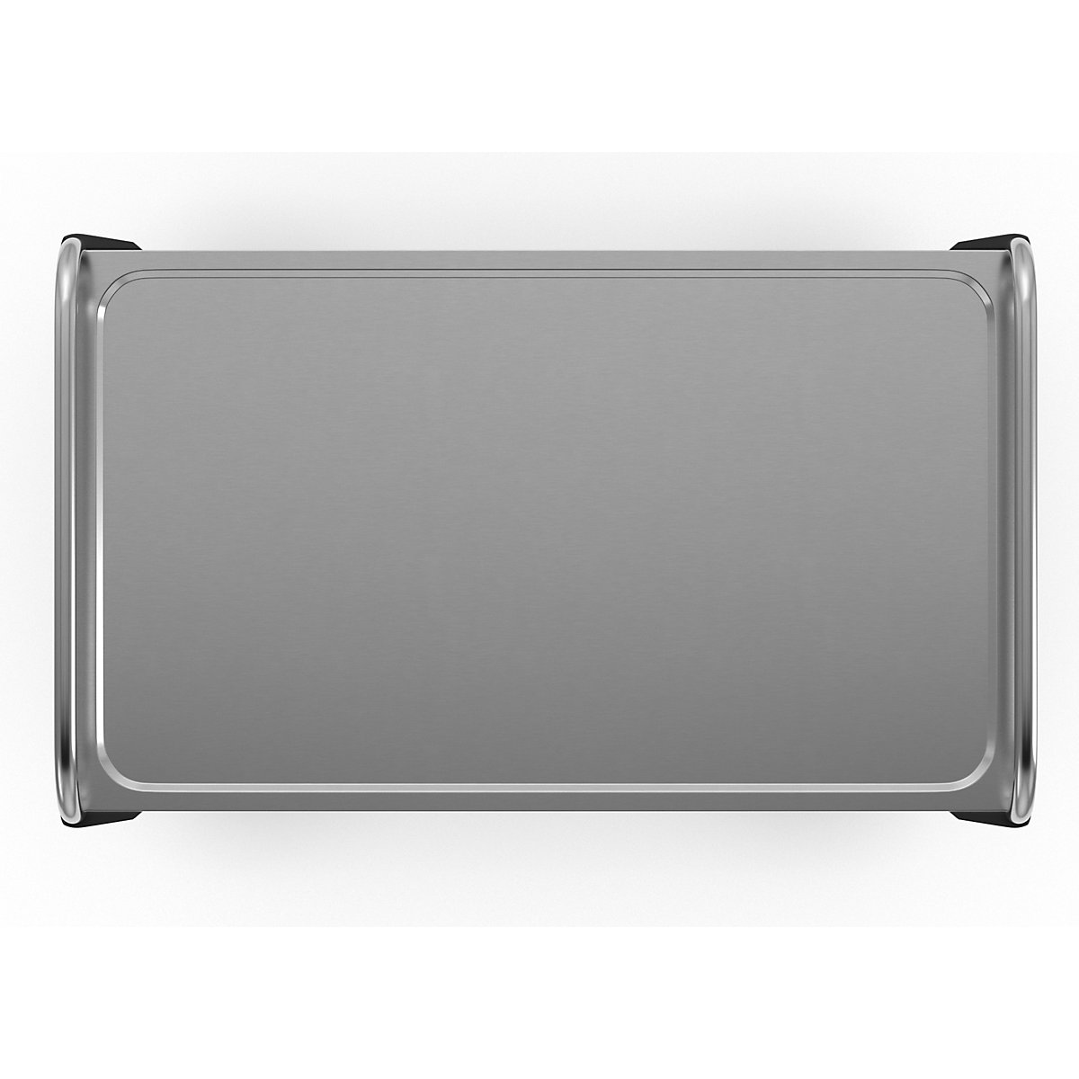 Roestvast stalen serveerwagen, gemonteerd (Productafbeelding 5)-4