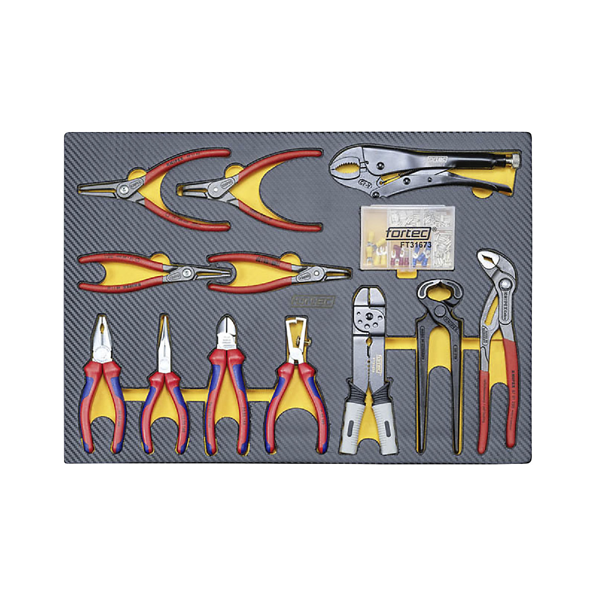 Werkplaatswagen ULTIMATE, gevuld – fortec® (Productafbeelding 2)-1