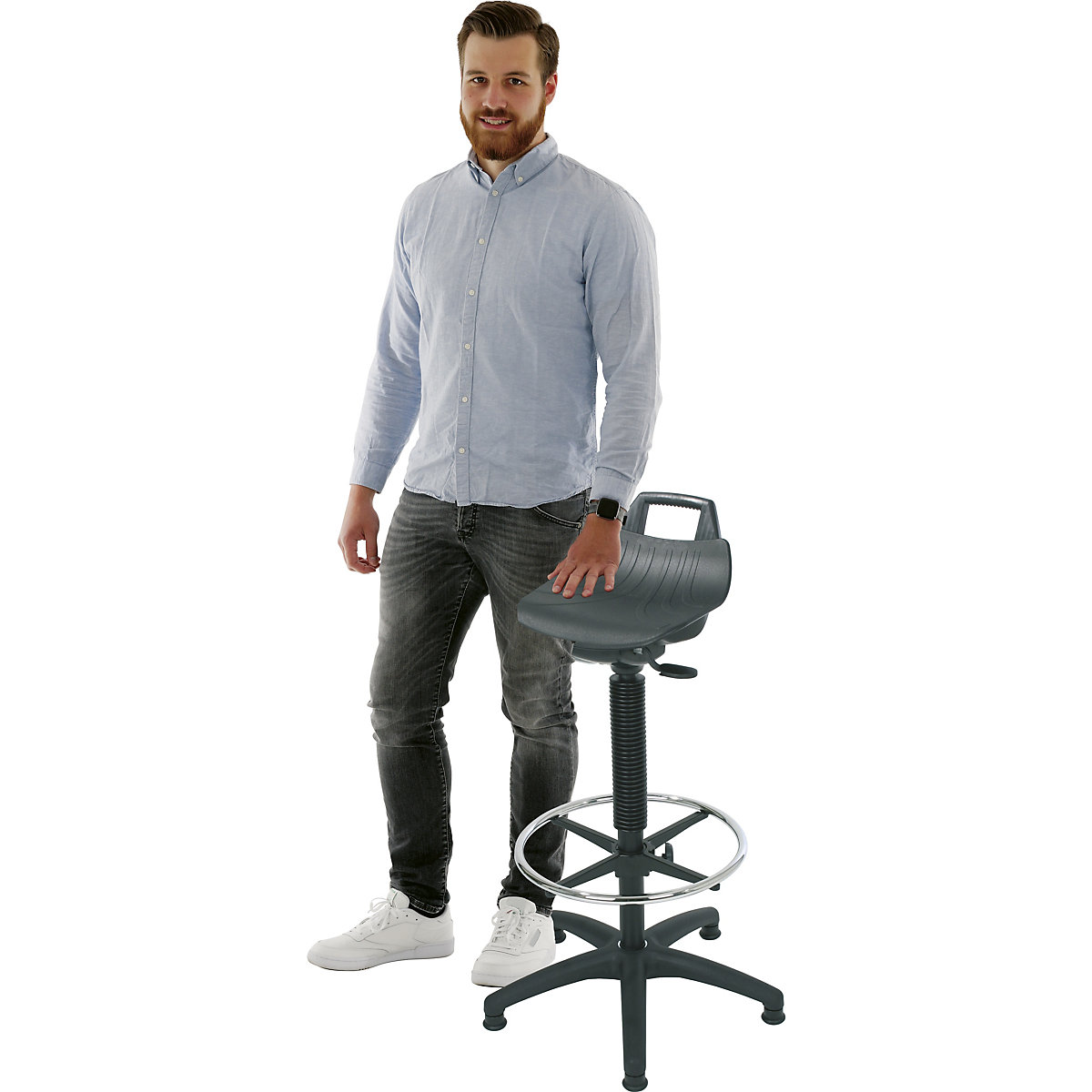 Werkkruk met gasveerhoogteverstelling (Productafbeelding 8)-7